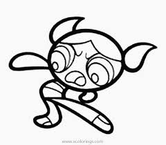 Pictures of bubbles powerpuff coloring pages and many more. Powerpuff Girls Coloring Pages Bubbles Is Angry Xcolorings Com