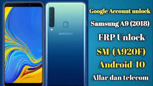 Oct 18, 2015 · please follow these steps : Samsung A9 2018 Frp Bypass Google Account Unlock Android 10 Q For Gsm