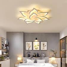 Modern design ceiling light geometric led light 72w dimmable. Remote Dimming 5 10 14 18 Heads Stepless Dimming Led Ceiling Light Home Decor Lamp Suitable For Kitchen Living Room Shopee Malaysia