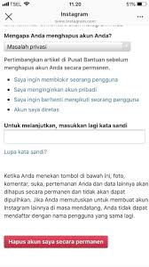 Cara hapus akun ig lewat hp/smartphone. 3 Cara Hapus Akun Instagram Sendiri Secara Permanen Dan Sementara