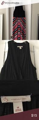 Maxi Dress Dress Barn Black Orange White Lavender And Pale Pink Stripes In Shirt Portion Black Halter Style Top Comes Fro Clothes Design Maxi Dress Dresses