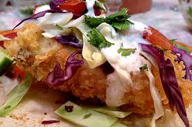 Add in 2 tablespoons of light mayonnaise, 2 tablespoon of rice vinegar, 4 tablespoons of cilantro, half a diced onion and 2 tablespoons of lime juice. Fish Tacos My Imperfect Kitchen Meeting Guy Fieri