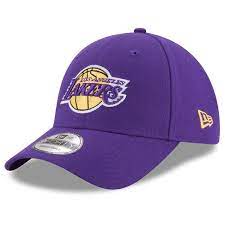 Los Angeles Lakers New Era Official Team Color 9forty Adjustable Hat Purple In 2021 New Era Hat New Era Lakers Hat