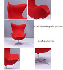Check spelling or type a new query. Modern Armchair Egg Shaped Chair Tilt Lock Device Chair Creative Lounge Chair Hotel Lounge Chair Red Buy Online At Best Price In Uae Amazon Ae