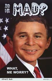 George W Bush Alfred E Newman Worry Humor Poster 24x36 Mad Magazine Mad Poster Prints