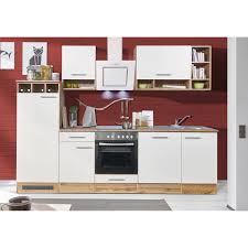 Respekta Kuchenzeile 280 Cm Weiss Wildeiche Nachbildung Kaufen Bei Obi