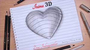 Cele mai populare desene in creion sunt cele monocrome, care au vechime. Desenez O Inima 3d La Multi Ani De Valentine S Day Ziua Indragostitilor Youtube
