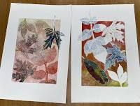Nature Monoprinting at the Morris Public Library