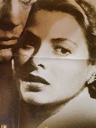 Casablanca, Humphrey Bogart, Ingrid Bergman, Cinema Poster R-R 2002