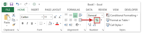 How To Add Percentage Symbol For Multiple Numbers In Cells In Excel