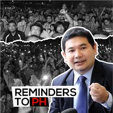 In a series of tweets on monday (dec 9), mr rafizi said he will be. Reminders To Ph Rafizi Ramli
