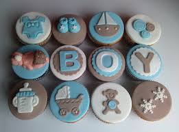 See more party ideas at catchmyparty.com. Baby Boy Shower Cupcakes Cakecentral Com