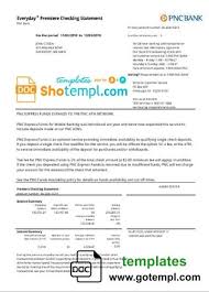 Usa Pnc Bank Proof Of Address Statement Template In Word Format Shotempl Com Templates In 2020 Statement Template Word Template Pnc