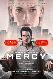 Watch the first trailer for 'Mercy' starring Chris Pratt, who faces an AI  judge (Rebecca Ferguson) with some help from Kali Reis. It bowed at New  York Comic Con Read more below.