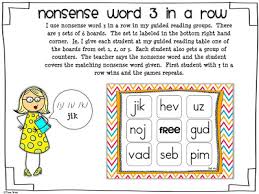 Step into 2nd grade with mrs. Rti Guided Reading Nonsense Words Activities And A Freebie Little Minds At Work