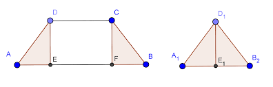 To do this, make a copy of the trapezoid and then rotate find the area of the following trapezoids. Area Of A Trapezoid Without The Height Mathematics Stack Exchange
