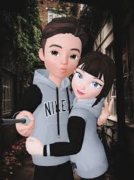 Zepeto Pareja In 2020 Cute Couple Wallpaper Cute Love Cartoons Couple Cartoon
