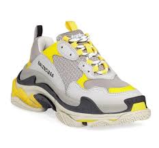 Another vibrant colorway of these luxe priced at $862 usd, the balenciaga yellow/grey track sneakers have arrived at select. Yellow Balenciaga Sneakers Up To 90 Off At Tradesy