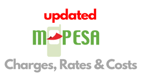 mpesa charges rates costs for withdrawing sending