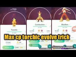 Torchic Max Cp For All Levels Pokemon Go