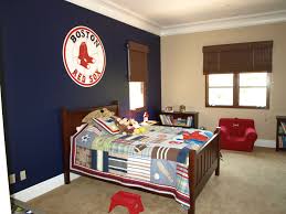 Baseball Room Red Sox Room Cool Boys Room Blue Accent Walls