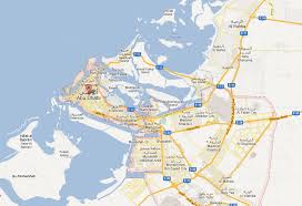 Map of abu dhabi area hotels: Abu Dhabi Map And Abu Dhabi Satellite Image