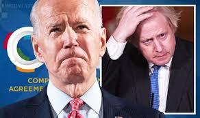 The countries will now work towards inking the cptpp by early march. Joe Biden Poised To Deliver Bitter Blow To Boris Johnson Over Cptpp Membership World News Moradabad News Moradabad Business