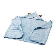 Badet Babybadetuch Mit Kapuze Hellblau Hellblau Ikea Baby Baden Badetuch Baby Textilien