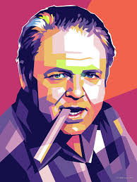 Carroll O'connor Art Print