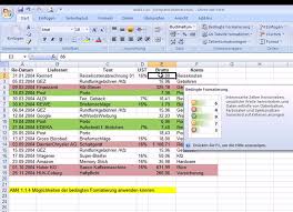 Mit ein paar klicks wird dann ein definierter zellbereich ausgewertet und anhand verschiedener farben veranschaulicht. Am4114 Bedingte Formatierung Youtube