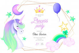 Black homecoming and reunion dance party invitation. Nette Prinzessin Party Invitation Template Kostenlose Vektor