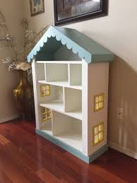 Dollhouse Bookcase Kids Childs House Bookshelf Etsy In 2020 Dollhouse Bookcase Kids Bookcase Doll House Plans