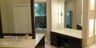 They provide sufficient space to get organised and ready for a busy day ahead. Custom Bathroom Vanities Abernathy Finish Master