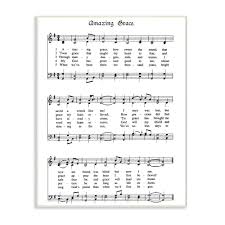 (how sweet the sound) that sav'd a wretch like me! Stupell Industries 10 In X 15 In Amazing Grace Vintage Sheet Music By Lettered And Lined Printed Wood Wall Art Ccp 190 Wd 10x15 The Home Depot