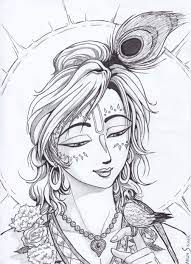 Decorate your laptops, water bottles, notebooks and windows. Compassionate And Merciful Glance Of The Lord Lord Krishna Sketch Krishna Drawing Sketches