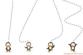 Download free printable cutting skills worksheets for kids in preschool, kindergarten, and 1st grade. Baby Penguin Cutting Practice Simple Fun For Kids