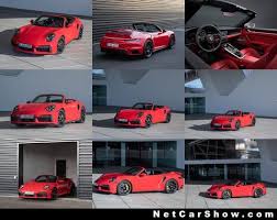 Another burst of adrenaline is triggered by the legendary sound of the boxer engine. Porsche 911 Turbo S Cabriolet 2021 Pictures Information Specs