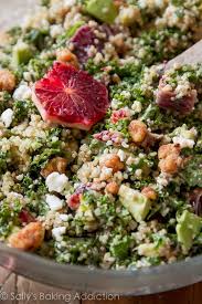 If i'm being honest, side so this quinoa kale salad? Blood Orange Avocado Quinoa Kale Salad Sally S Baking Addiction