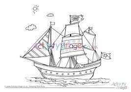 Maybe you would like to learn more about one of these? Pirate Ship Colouring Page 2