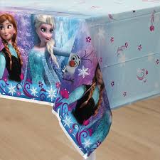 Disney Frozen Table Cover Dollar Carousel Disney Frozen Party Supplies Frozen Table Frozen Party Table Disney Frozen Party