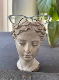 Bevel Eyeglasses Debbie sky Blue light green Frame Case Japan 46-17  Titanium y2k Eyewear