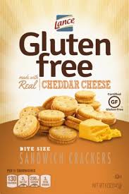 These added ingredients sometimes contain gluten. Lance Gluten Free Cheddar Cheese Bite Size Sandwich Crackers 5 Oz Fry S Food Stores