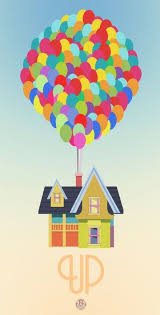 New House Simple Illustration Behance 15 Ideas Up Pixar Disney Posters Disney Wallpaper