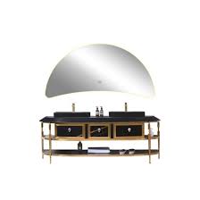 It's important, however, to repair cracked resin (solid surface) sinks as soon as possible to prevent leaks and to prevent further damage to the sink. China Luxury Standard Metal Inlay Double Sink Bathroom Vanity Cabinet China Bathroom Vanity Bathroom Cabinet