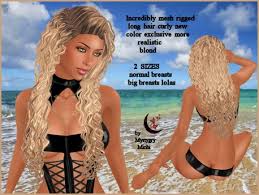 If you randomly find one long, dark hair, it may be that a single hair follicle diverted from its normal path. Second Life Marketplace Incredibly Mesh Rigged Curly Long Hair 2 Sizes Breast Normal And Lolas Blond New Color Exclusive More Realistic