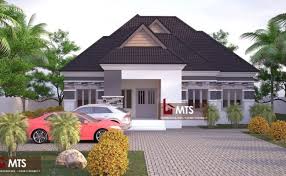 As it was mentioned, above these houses do not differ in large dimensions (except for a verandah and the backyard) besides they categorically have no second. House Design 4 Bedroom Bungalow Exterior Interior Animation Cute766