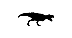 Tyrannosaurus Rex Dinosaur Silhouette Free Vector Icons Designed By Freepik Dinosaur Silhouette Vector Icon Design Silhouette Free