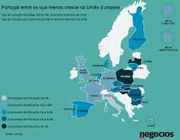 No hemisfério norte, no continente americano. Mapa Portugal Foi O Sexto Pais Da Ue Que Menos Cresceu No Terceiro Trimestre Europa Jornal De Negocios