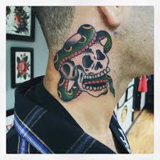 The skull beneath your skin. 70 Coolest Neck Tattoos For Men Saved Tattoo