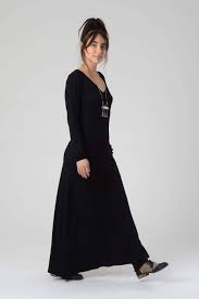 Maxi Dress Black Dress With Pockets Long Sleeve Dress Loose Tribal Festival Dress V Neck Maxi Dress Black Dress Spring Fashion Dress Spring Fashion Dresses Black Dress With Pockets Long Sleeve